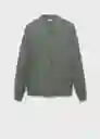 Camiseta Polo Tens Musgo Talla L Hombre Mango