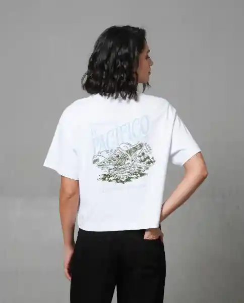 Camiseta Mujer Blanco XL 203G002_BLA110601 Rifle