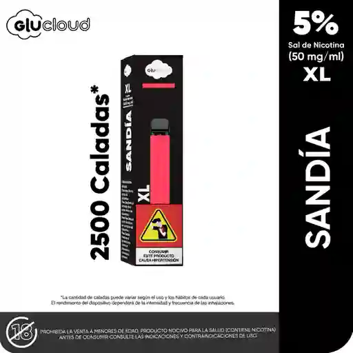 Vapeador Glucloud Sandía XL