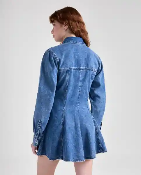 Vestido Mujer Azul Talla L 379G001_AZU174021 Americanino