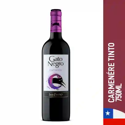 Gato Negro Vino Tinto Carmenére Botella de 750 ml