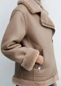 Chaqueta Adri Topo Talla L Mujer Mango