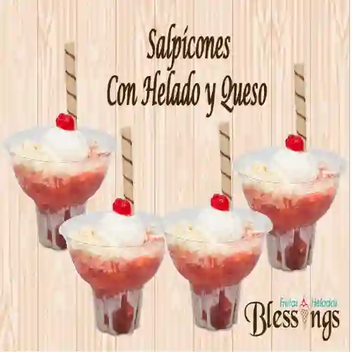 Combo 4 Salpicones con Helado y Queso