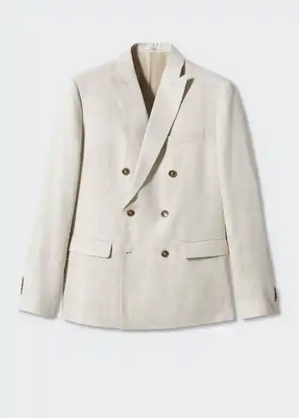 Blazer Americana Florida-I Beige Talla 50 Hombre Mango