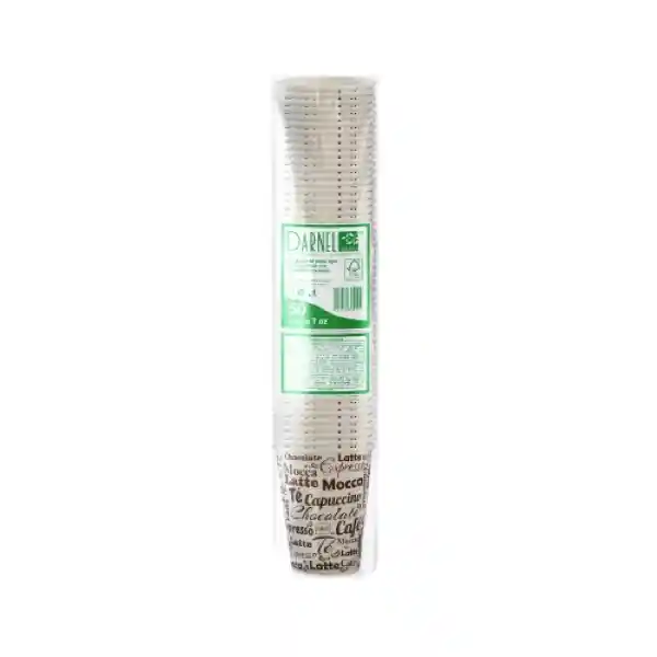 Darnel Vaso Papel Natural 7 oz