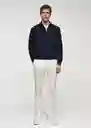 Buzo Jersey Tenp Navy Talla XL Hombre Mango