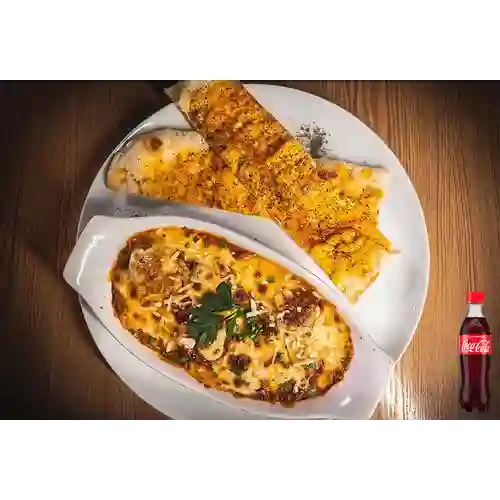 Combo Albóndigas a la Parmesana + Cocacola Orig 400 ml