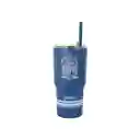 Vaso de Con Dije y Pitillo Serie Harry Potter Azul 580 mL Miniso