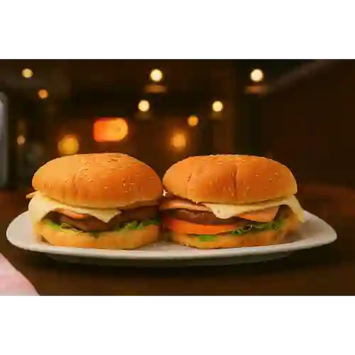 2 Hamburguesas de Res