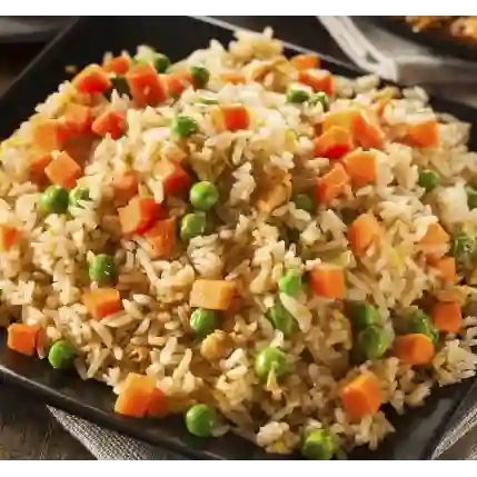Arroz de Verduras con Papa Francesa