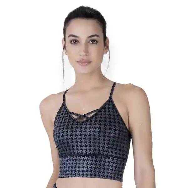 Top Deportivo Houndstooth Tone/Tone Talla L Everlast