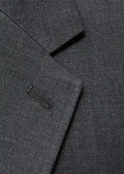 Blazer Americana Milan Gris Talla 52 Hombre Mango