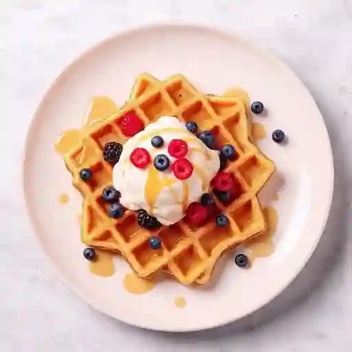 Waffle de Caramelo