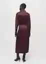 Vestido Susi2 Granate Talla S Mujer Mango
