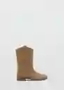 Botas Danae Arena Talla 38 Niñas Mango