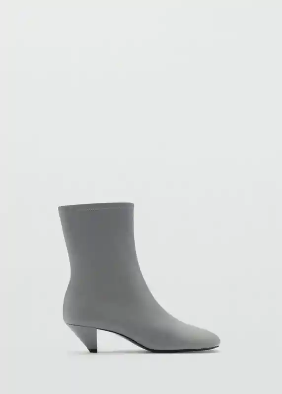 Botines Luna Gris Talla 40 Mujer Mango