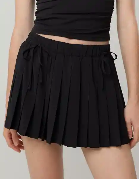 Falda Aerie Negro Talla SMALL 1784073 American Eagle