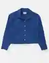 Camisa Mujer Azul Talla Medium 6409425 American Eagle