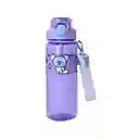 Botella Con Correa y Funda Serie Koya Morado 800 mL Bt21 Miniso