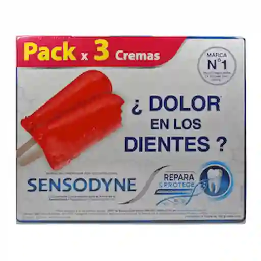 Sensodyne Pack Crema Dental Repara y Protege