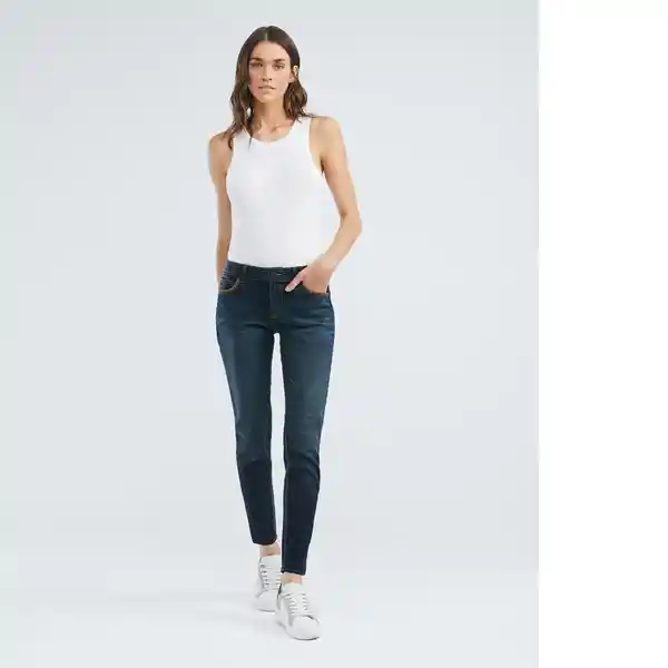 Jean Special Fit Balloon Medio Mujer Azul Talla 6 Chevignon