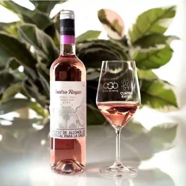 Cuatro Rayas Vino Rosado Temprani Orgánico