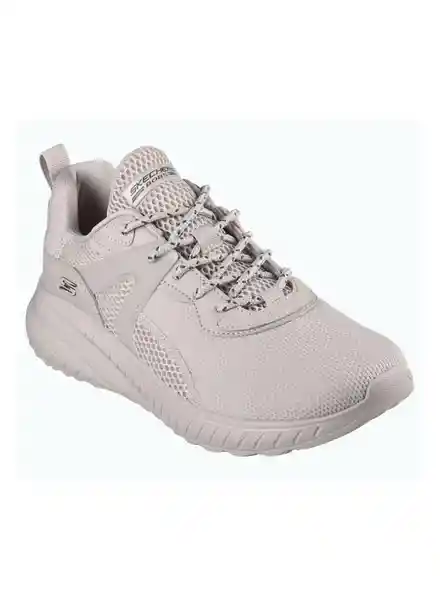 Skechers Tenis Bobs Squad Chaos Mujer Color Crema Talla 6.5