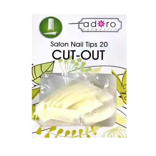 Adoro Uñas Postizas Cut Out Natural 20Und