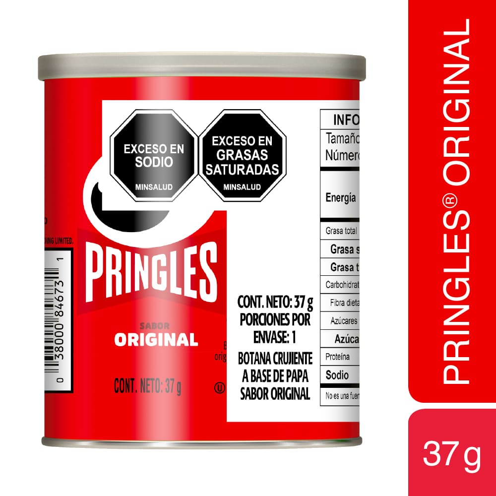 Papas Pringles Sabor Original 37 g