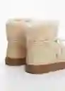 Botines Carla Crudo Talla 34 Niña Mango