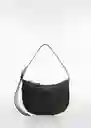 Bolso M Ivory Negro Talla 99 Mujer Mango