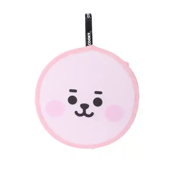 Esponja de Baño Doble Cara Baby Cooky Serie Bt21 Miniso