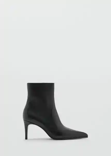 Botines Lluvia Negro Talla 40 Mujer Mango