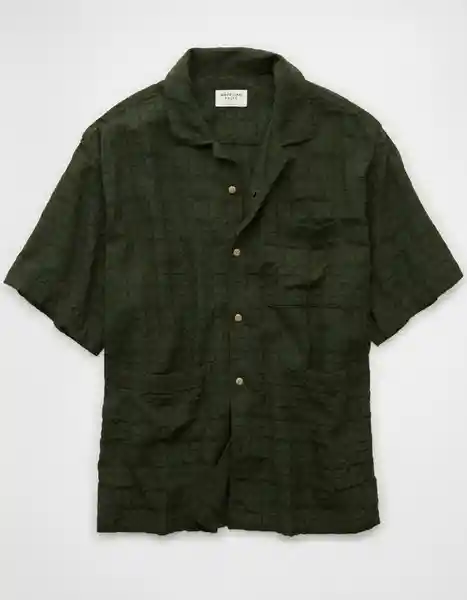 Camisa Hombre Verde Talla: MEDIUM 2867300 American Eagle