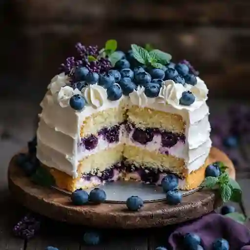 Torta Vainilla Arándanos