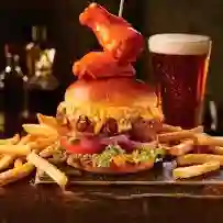 Wing Burger + Papas