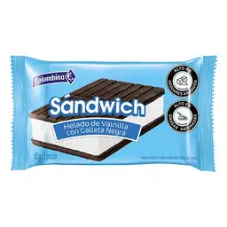 Colombina Helado Sándwich de Vainilla con Galleta Negra