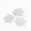 Set Porta Vaso Snowflake Mármol Ambiente Gourmet