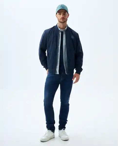 Chaqueta Hombre Azul Talla S 829f006 Americanino