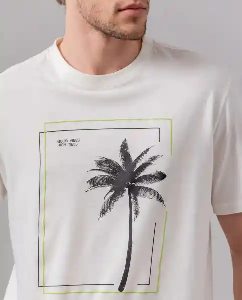 Camiseta Hombre Crudo L 109F109_CRU110605 Rifle