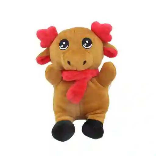 Peluche Ojos Grandes Reno Navidad 2024