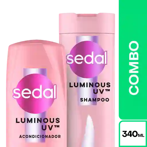 Combo Shampoo Sedal Glycolic 5x Luminoso + Acondicionador