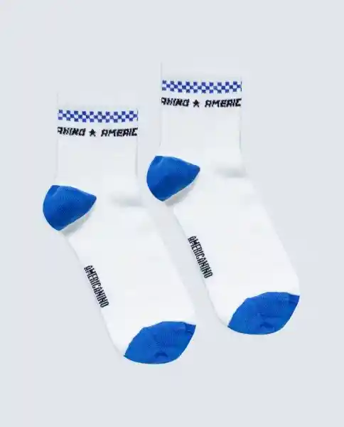 Medias Unisex Azul Talla 10-12 769G502_AZU173934 Americanino