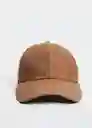 Gorra Count Beige Talla 99 Mujer Mango