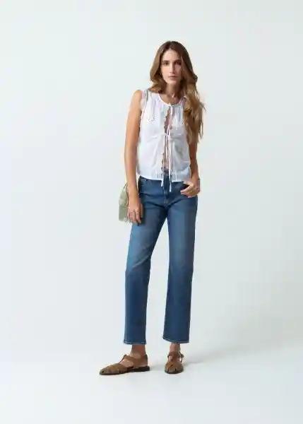 Camisa Mujer Crudo Puro Claro S Naf Naf