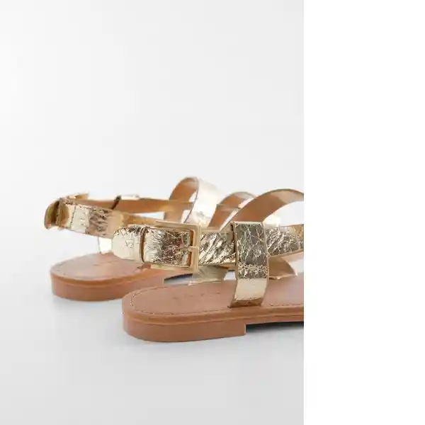 Sandalias Keila Oro Talla 28 Niñas Mango