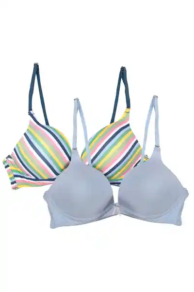 Lili Pink Pack Brasier Teen Algodón Copa A Talla 32A Ref.TT129