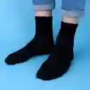 Medias Deportivas Crew Para Hombre Serie Blanco y Negro Miniso