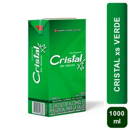 Aguardiente Cristal Verde 1000 mL