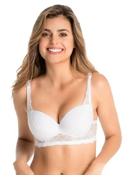 Laura Brasier Realce Natural Blanco Talla 38B